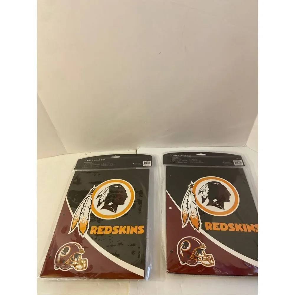 NFL Redskins school set 11 pieces each lot‎ 2 units new